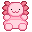 Axolotl Palm Pal