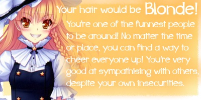 What anime hair color best suits your personality?