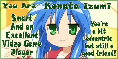 What Lucky Star character are you?