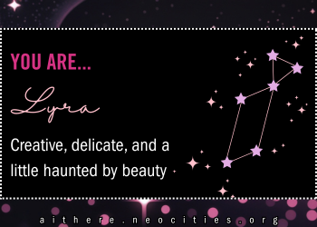 What constellation are you?