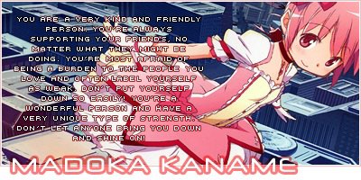Which Madoka Magica Girl Are You?