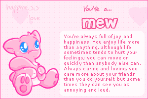 What Pokémon are you?