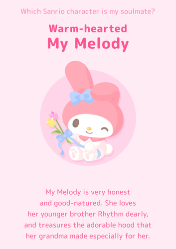 Finding my Sanrio character - Which character is my soulmate?