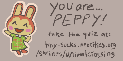 Which Animal Crossing villager are you?