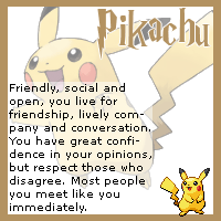What Pokémon are you?