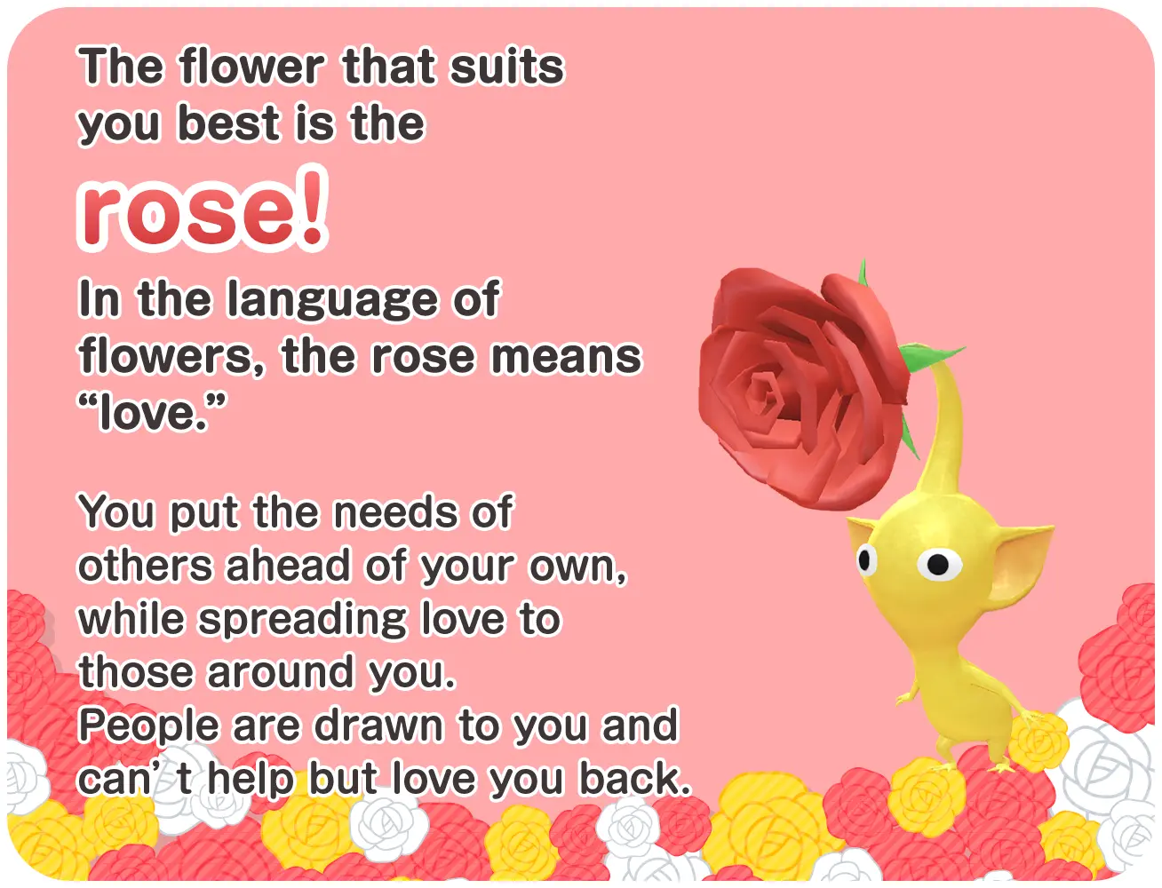Pikmin Bloom flower personality quiz