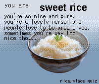 Rice personality quiz