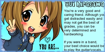 What K-ON! band character sre you?