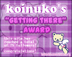 Koinuko's Getting There site award