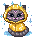 Kitty Friend (Raincoat) by PeachLantern