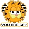 Garfield Sticker by riotghoul