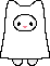 Sylvanian Critter (Ghost Cat) by littlevampire