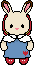 Sylvanian Critter (School Bunny) by littlevampire
