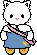 Sylvanian Critter (School Cat) by littlevampire