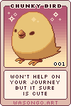 Chunky Bird by Wasongo