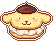 Pompompurin Macaron by cheriisoda