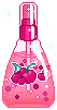 Splash Cherry Bottle by Cloudcover