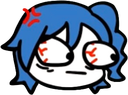 Arei pissed emote