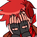 Xander flushed emote