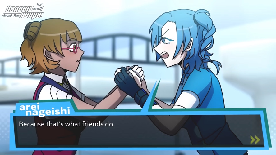 Arei Nageishi: Because that's what friends do.