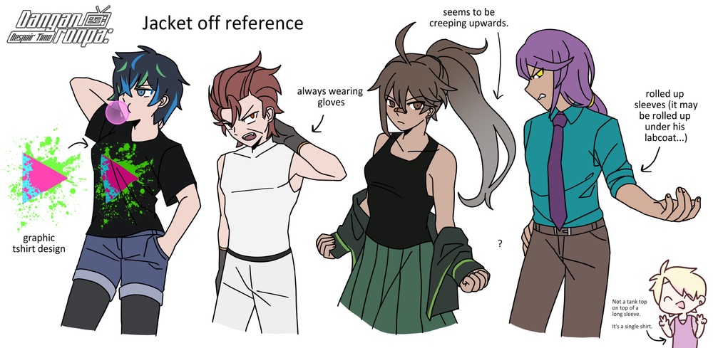 Jacket off references