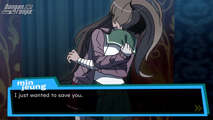 Min Jeung: I just wanted to save you.