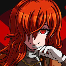 Scarlet from Danganronpa F: Shattered Hope.