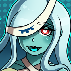 ArtFight attack on aspookypeach's OC, Psyche (featuring Todd).