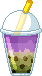 Drink (Lavender Matcha Boba) by Chaotic Goode
