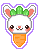Carrot Sticker by RoseDryad