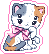 Kitten Sticker by VampireValentine